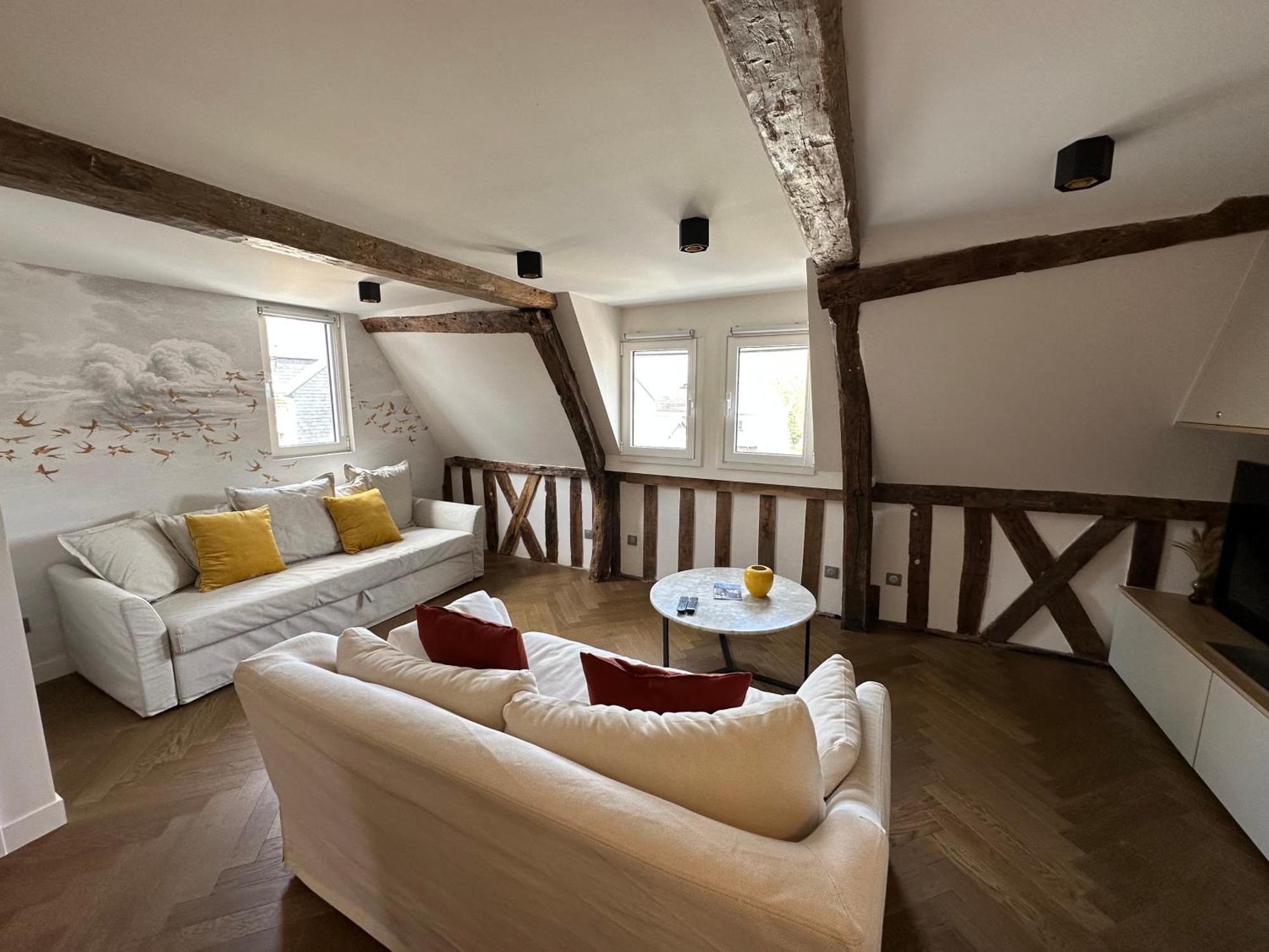 Appartement Les Hirondelles Honfleur Exterior foto